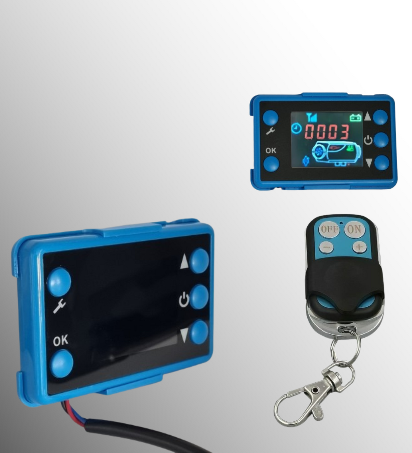 Diesel heater bluetooth LCD display, remote and motherboard
