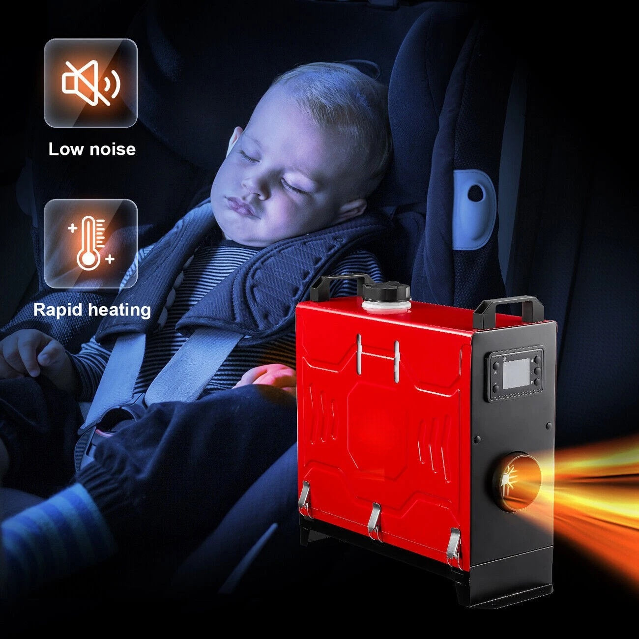 Air Heater Diesel heater bluetooth 8KW 12V/24v LCD display For Car Trucks Motorhome Van