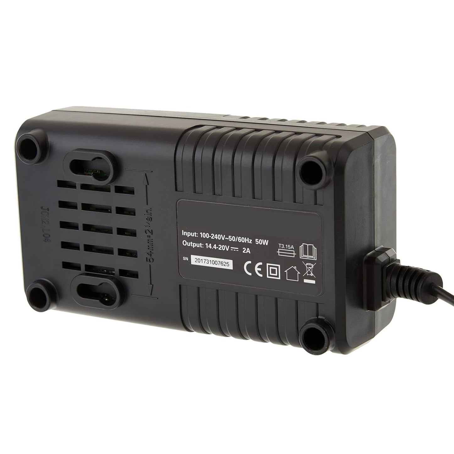 Erbauer 18v ERB607CHR compatible Battery Charger ERI606BAT ABP118G1 50W